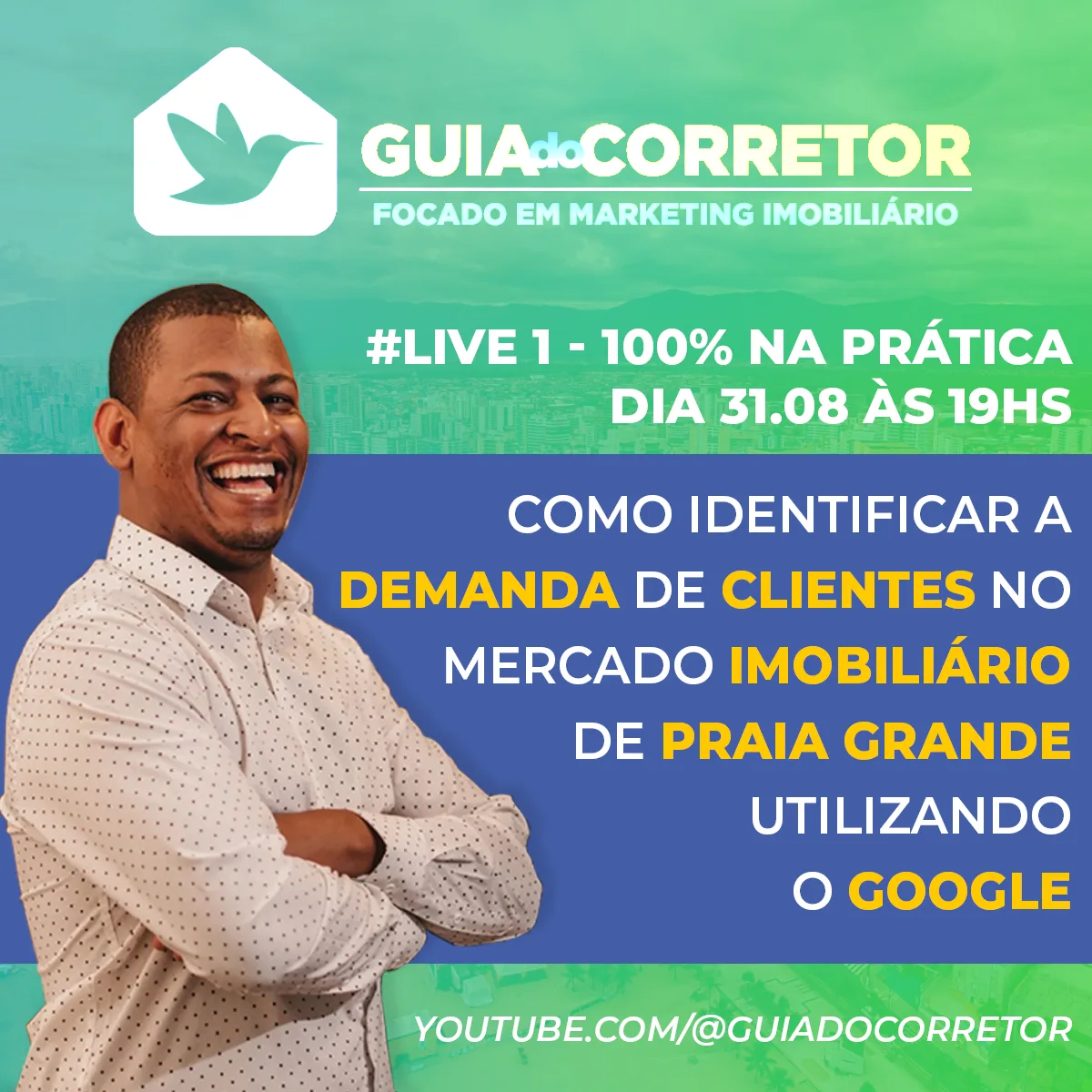 Como identificar a demanda de clientes no mercado imobiliário de Praia Grande utilizando o Google