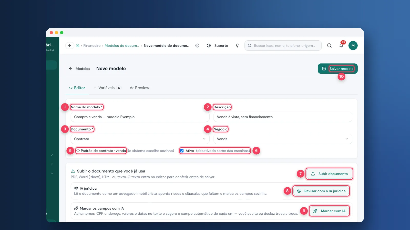 Tutorial: assinatura eletrônica e modelos de documentos na Viniun