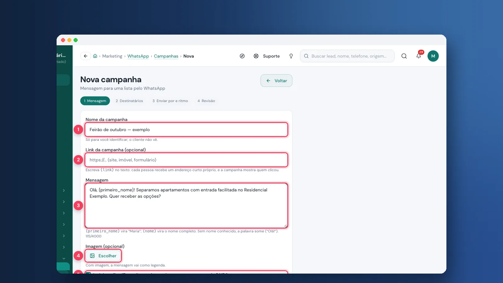 Tutorial: como criar uma campanha de WhatsApp na Viniun