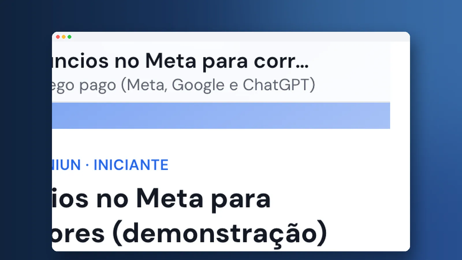 Tutorial: treinamentos e cursos da Comunidade Viniun