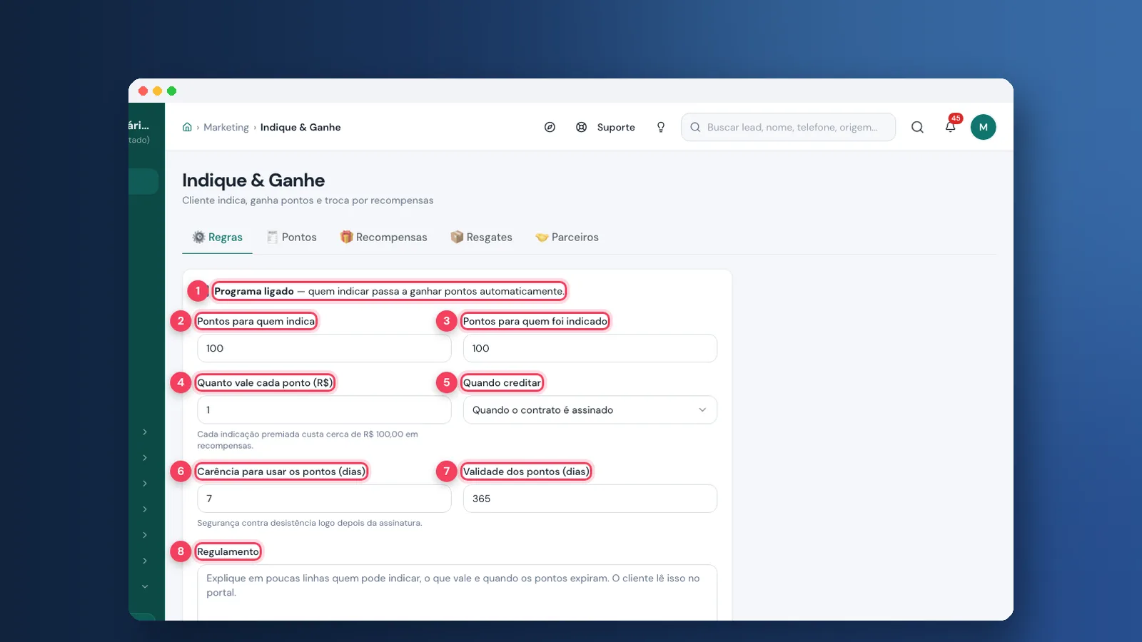Tutorial: programa de indicação e NPS na Viniun