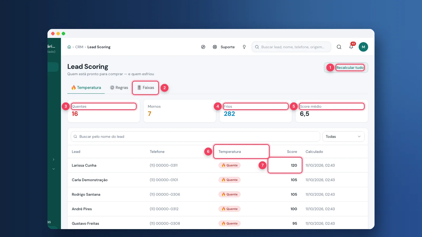 Tutorial: lead scoring, objeções e perguntas ao cliente na Viniun