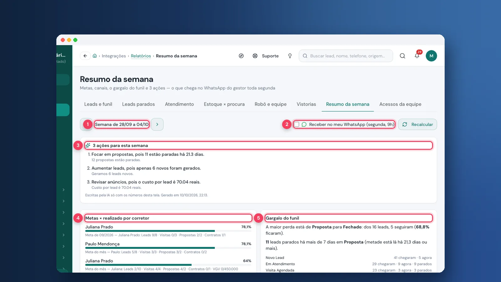 Tutorial: relatórios da imobiliária na Viniun, passo a passo