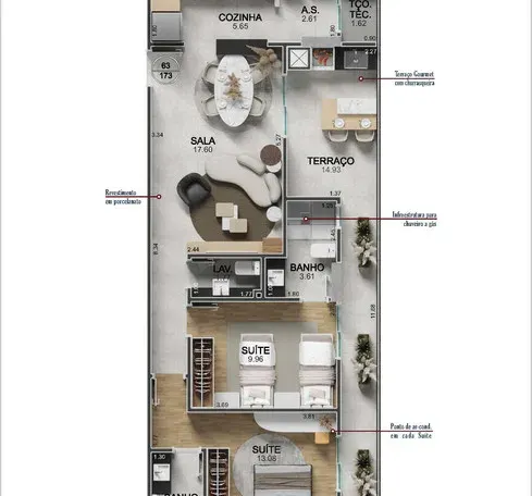Apartamento 2 quartos no Vilamar — foto 10