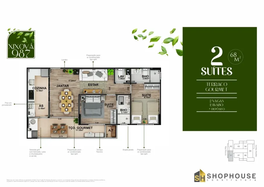 Apartamento 3 quartos no Canto do Forte — foto 19