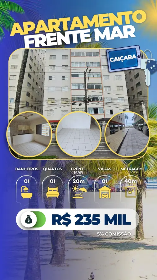 Apartamento 1 quarto no Caiçara — foto 1