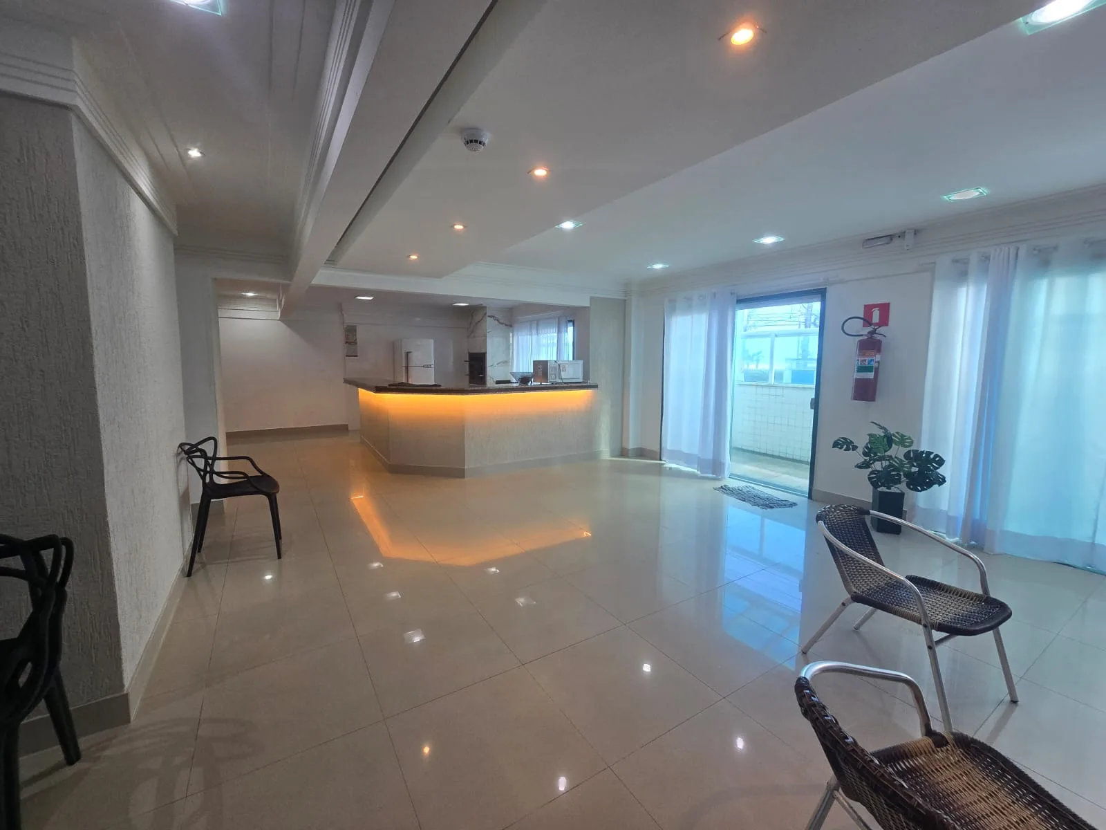 Apartamento vista mar com sacada gourmet — foto 16