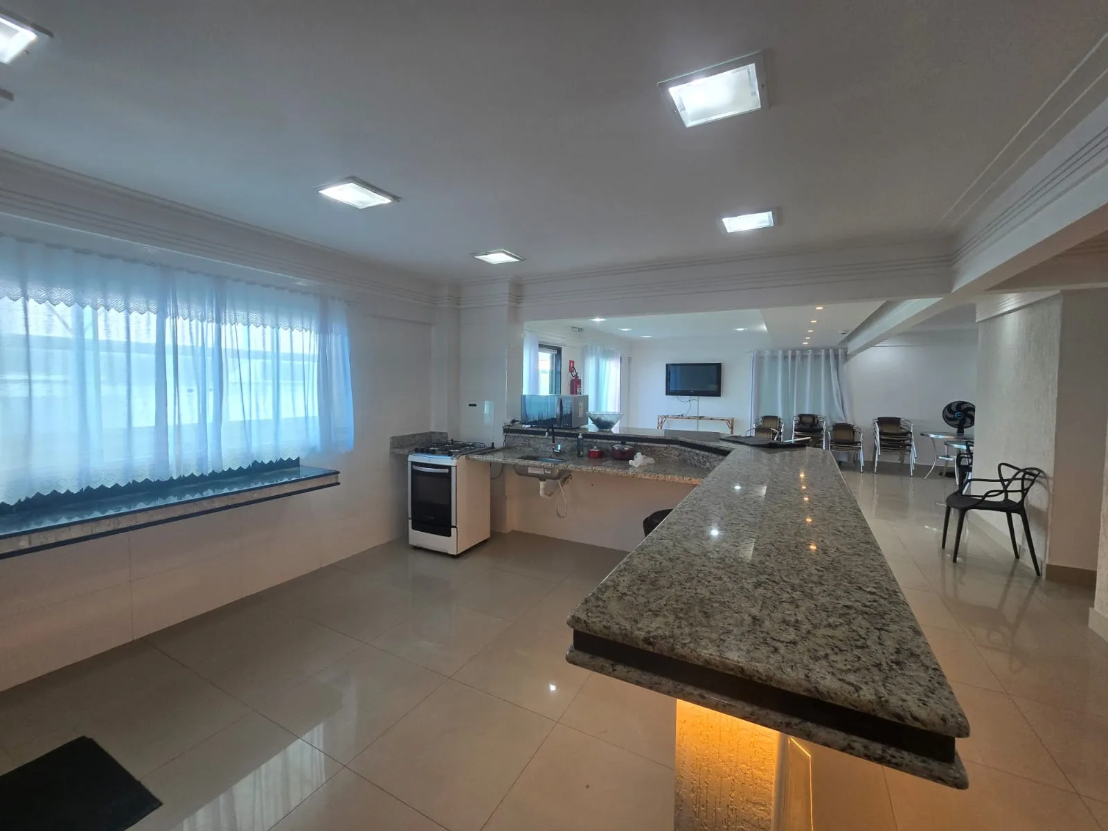 Apartamento vista mar com sacada gourmet — foto 9