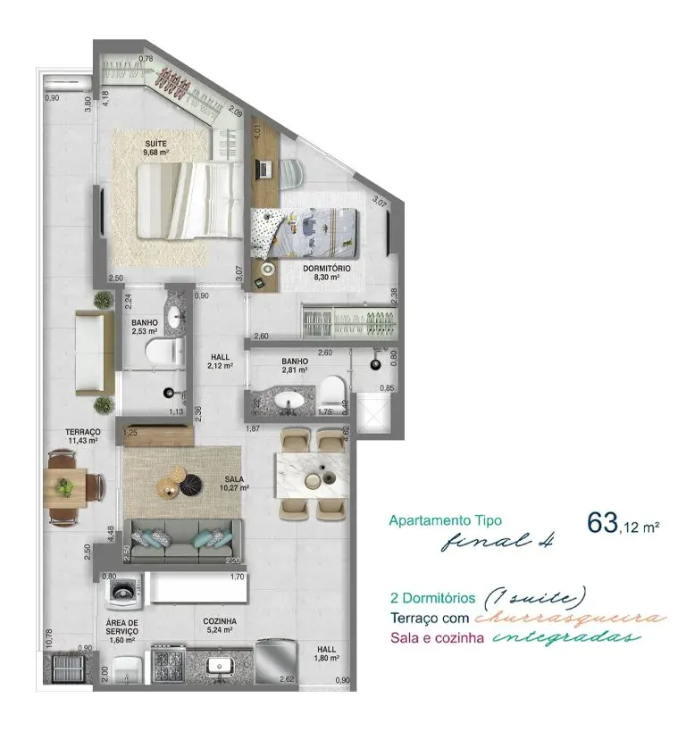 Apartamento 2 quartos no Guilhermina — foto 24