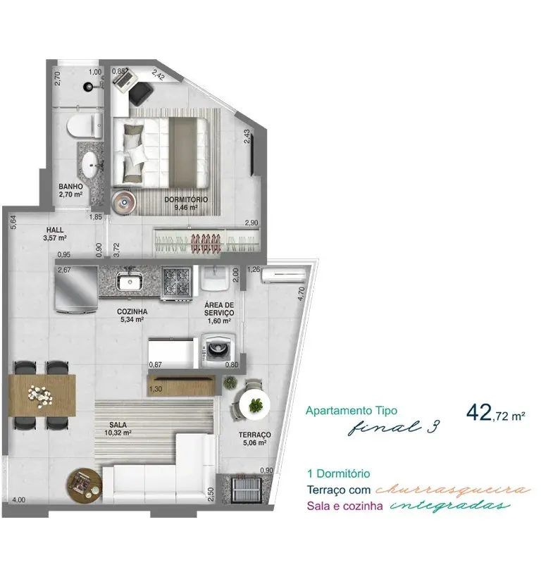 Apartamento 2 quartos no Guilhermina — foto 26
