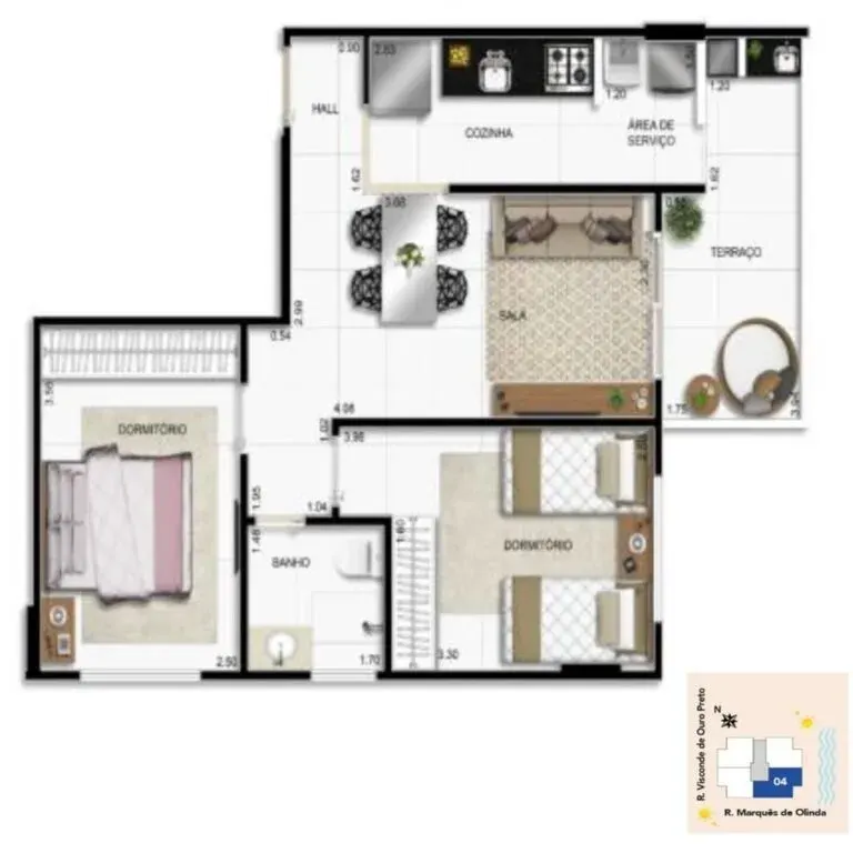 Apartamento 2 quartos no Jardim Real — foto 18