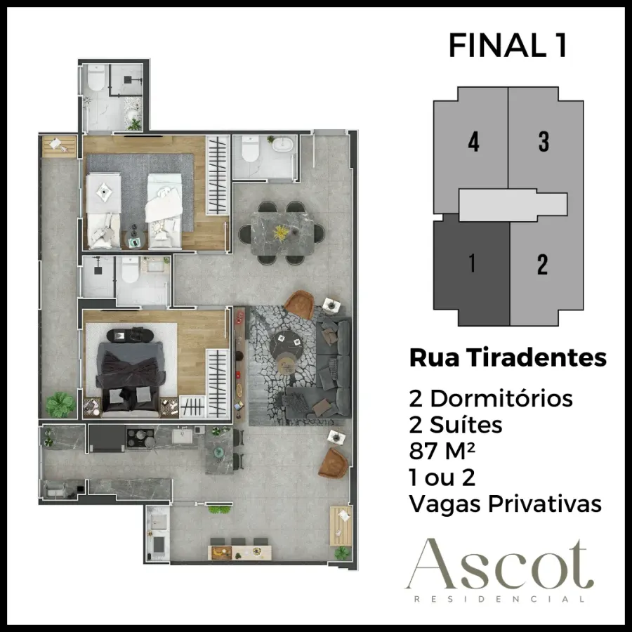 Apartamento 2 quartos no Canto do Forte — foto 5