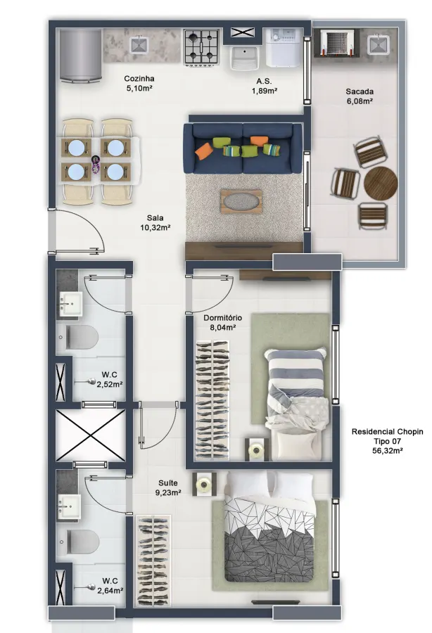 Residencial Choppin — foto 3