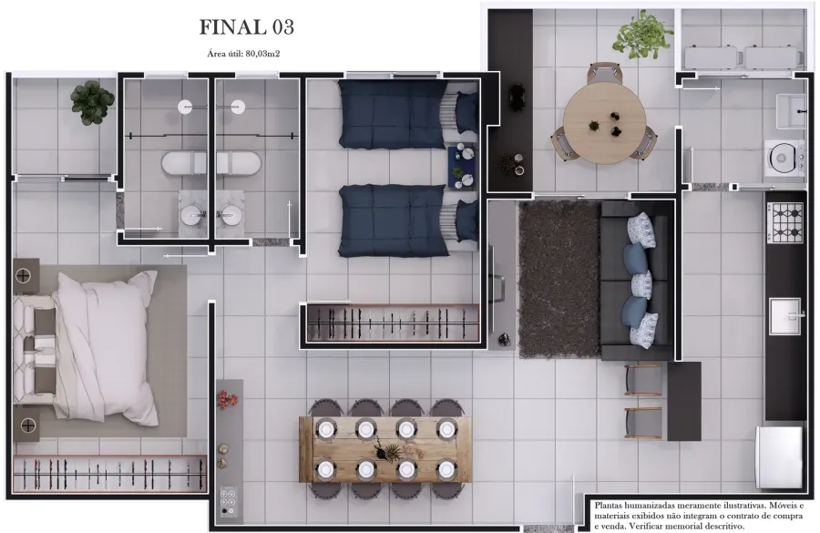 Apartamento 3 quartos no Aviação — foto 1
