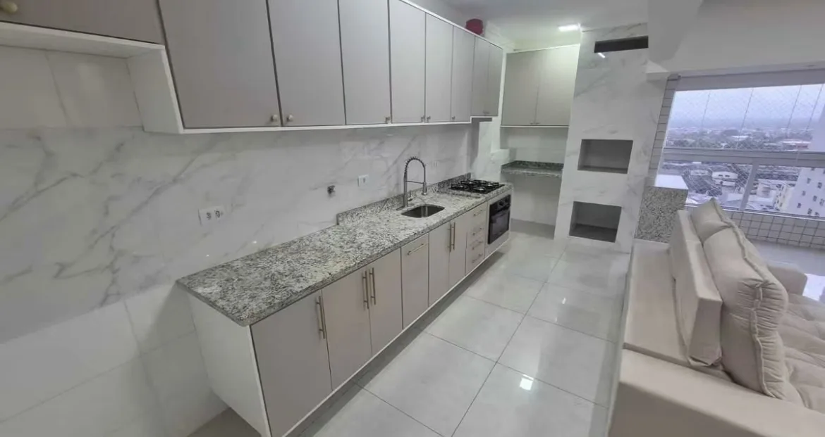 Apartamento mobiliado 2 suítes e 2 vagas – Vila Guilhermina, Praia Grande — foto 10